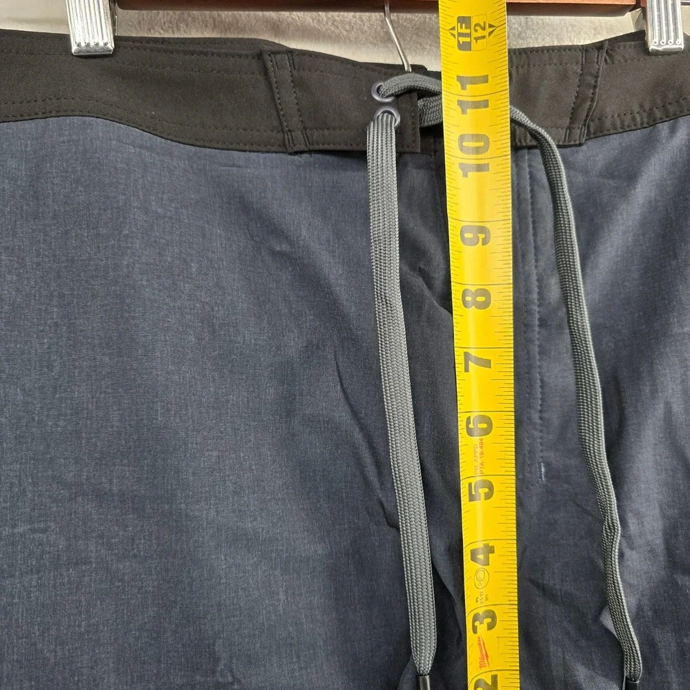 BYLT Size‎ 34 Board Shorts Swim Trunks Navy Blue Drawstring